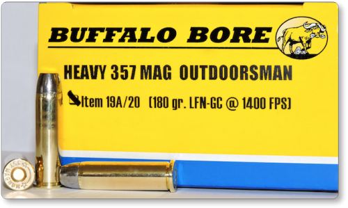 Buffalo Bore Heavy .357 Magnum Outdoorsman 180 Grain