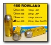 .460 Rowland Pistol and Handgun Ammo d