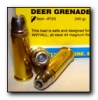 Deer Grenade .44 Magnum +P Pistol and Handgun Ammo